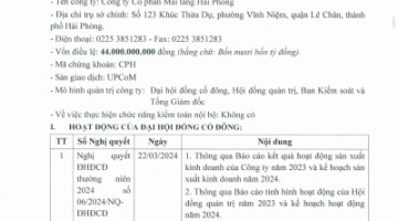 Báo cáo quản trị năm 2024