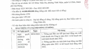 báo cáo tình hình quản trị 6 tháng đầu năm 2022