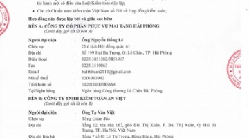 HỢP ĐỒNG KIỂM TOÁN