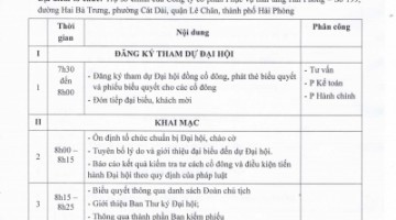 TÀI LIỆU HỌP ĐẠI HỘI ĐỒNG CỔ ĐÔNG THƯỜNG NIÊN 2018